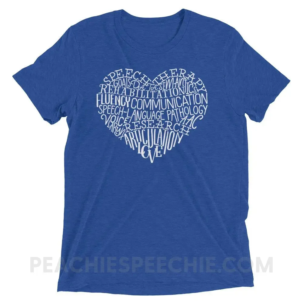 Speech Heart Tri-Blend Tee