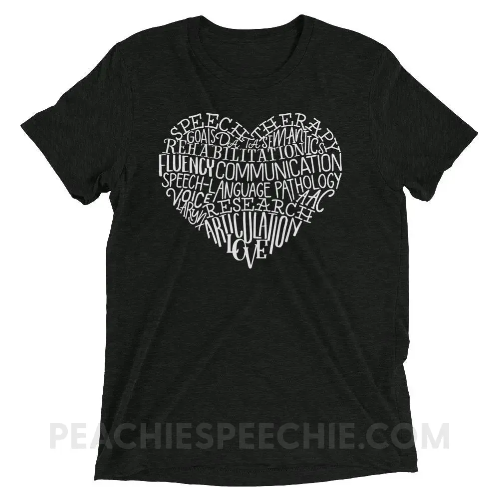 Speech Heart Tri-Blend Tee