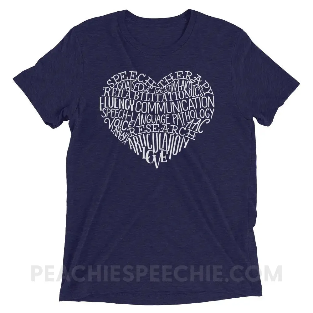 Speech Heart Tri-Blend Tee