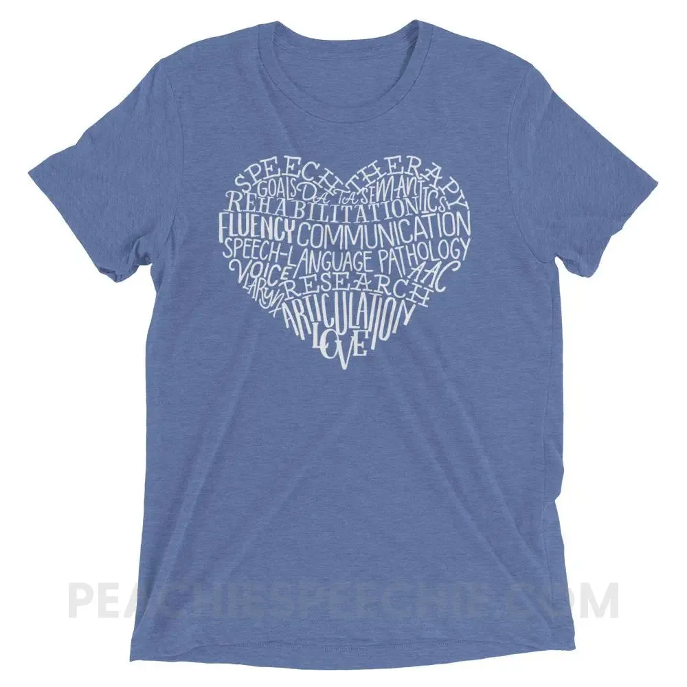Speech Heart Tri-Blend Tee