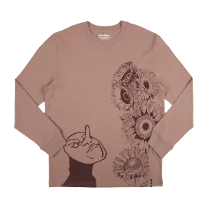 Tengus in the Wild Long Sleeve Brown Tee