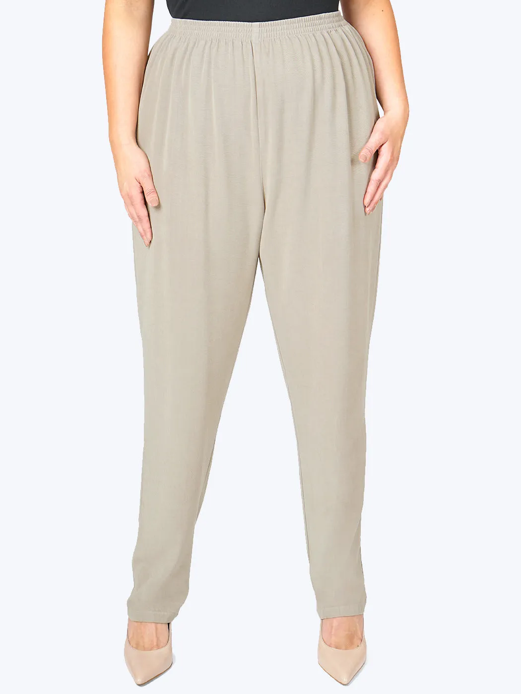 Tianello Plus Sized TENCEL™ Versatile Pant
