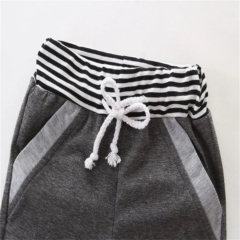 Toddler Boys Striped Long Sleeve Top & Pants Wholesale Childrens Clothing