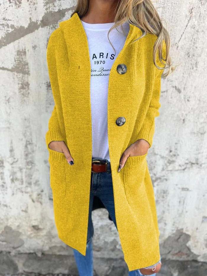 VERONICA - Chic Long Knit Cardigan