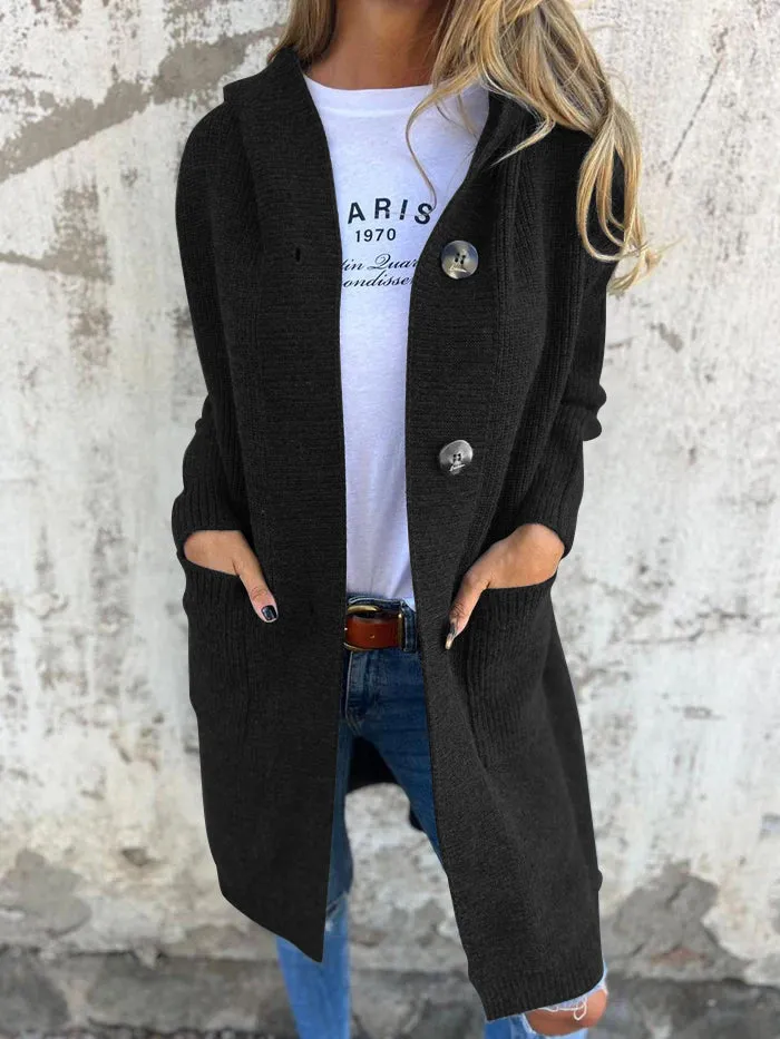 VERONICA - Chic Long Knit Cardigan