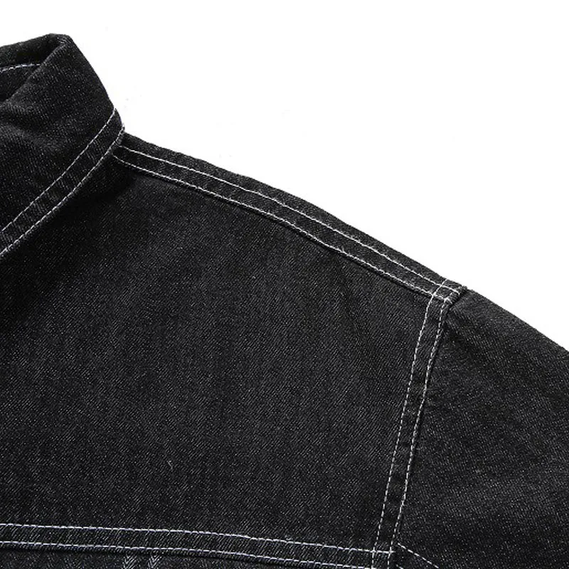 West Louis Denim Cowboy Plaid Jeans Outwear Shirt