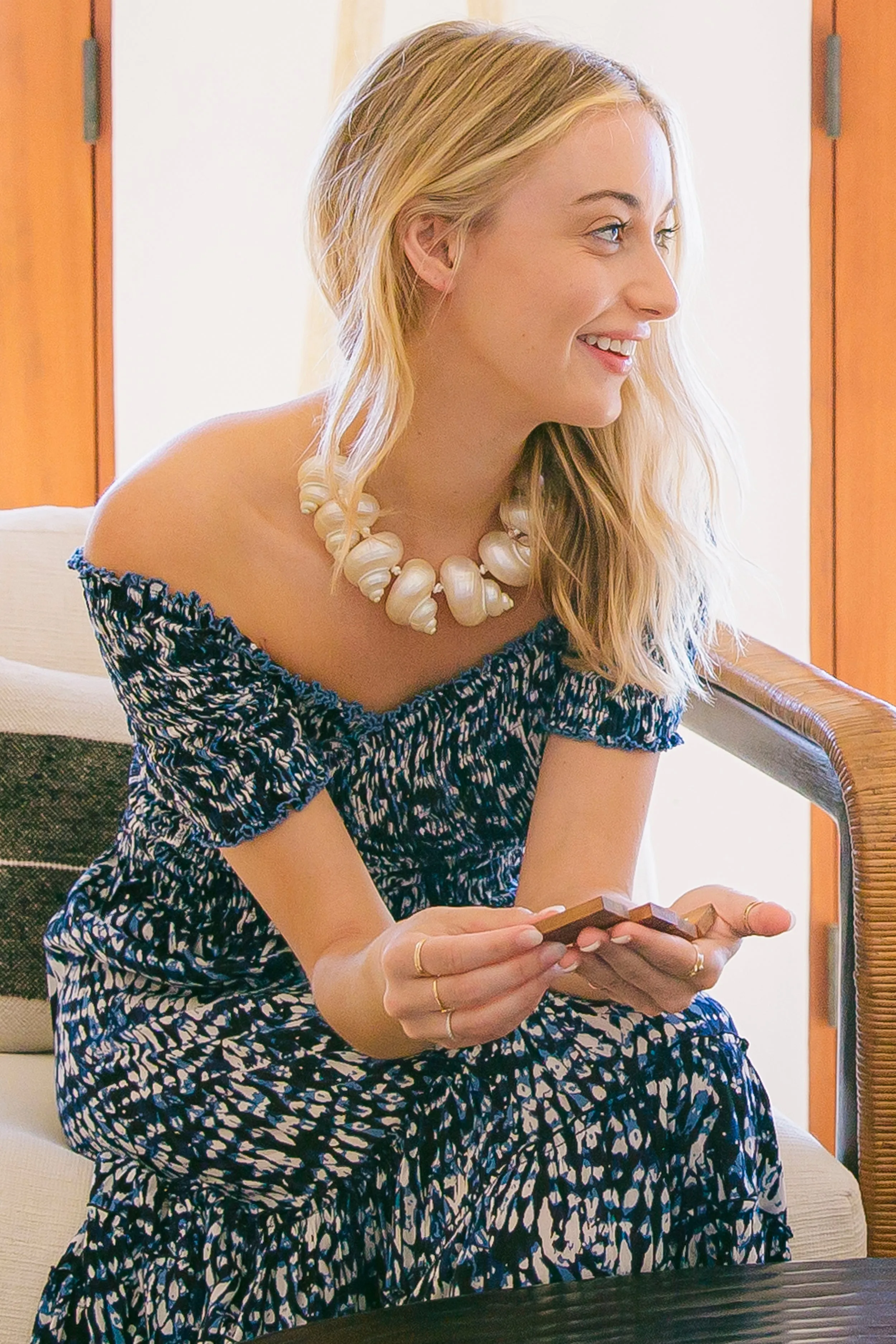 White Calypso Necklace