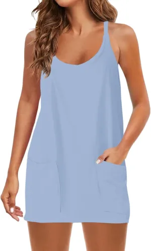 Women's Ditsy Floral Smocked Summer Sundress V-Neck Drawstring Spring Dresses 2025