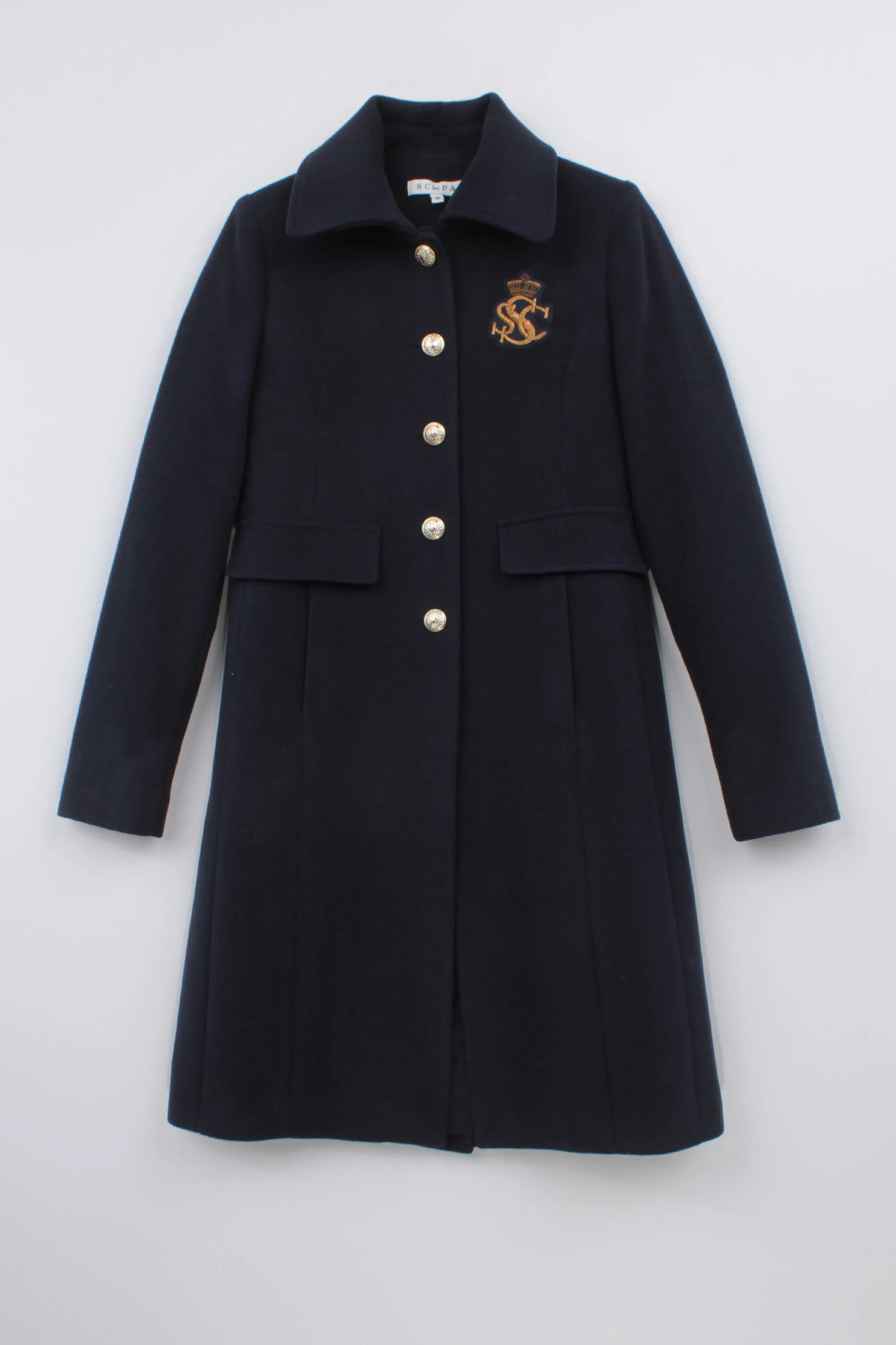 WOOL COLLEGE-INSPIRED COAT UMA