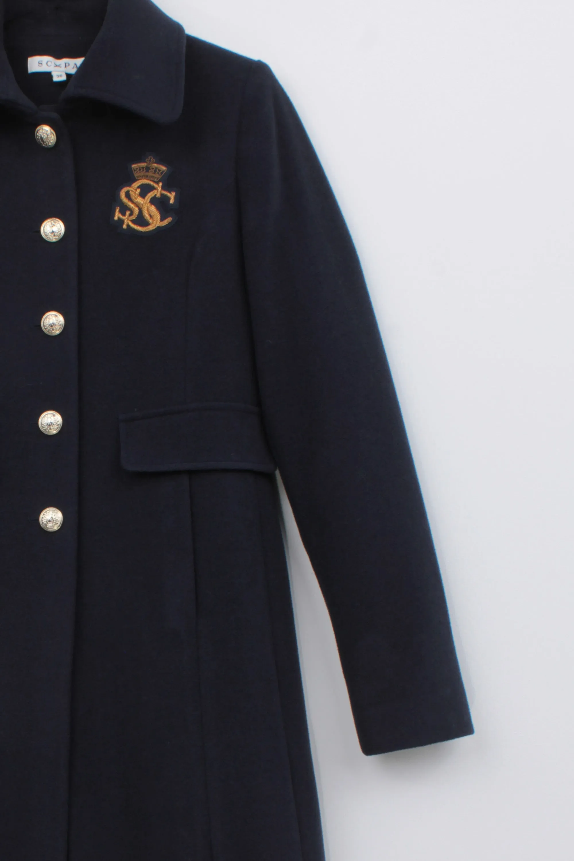 WOOL COLLEGE-INSPIRED COAT UMA