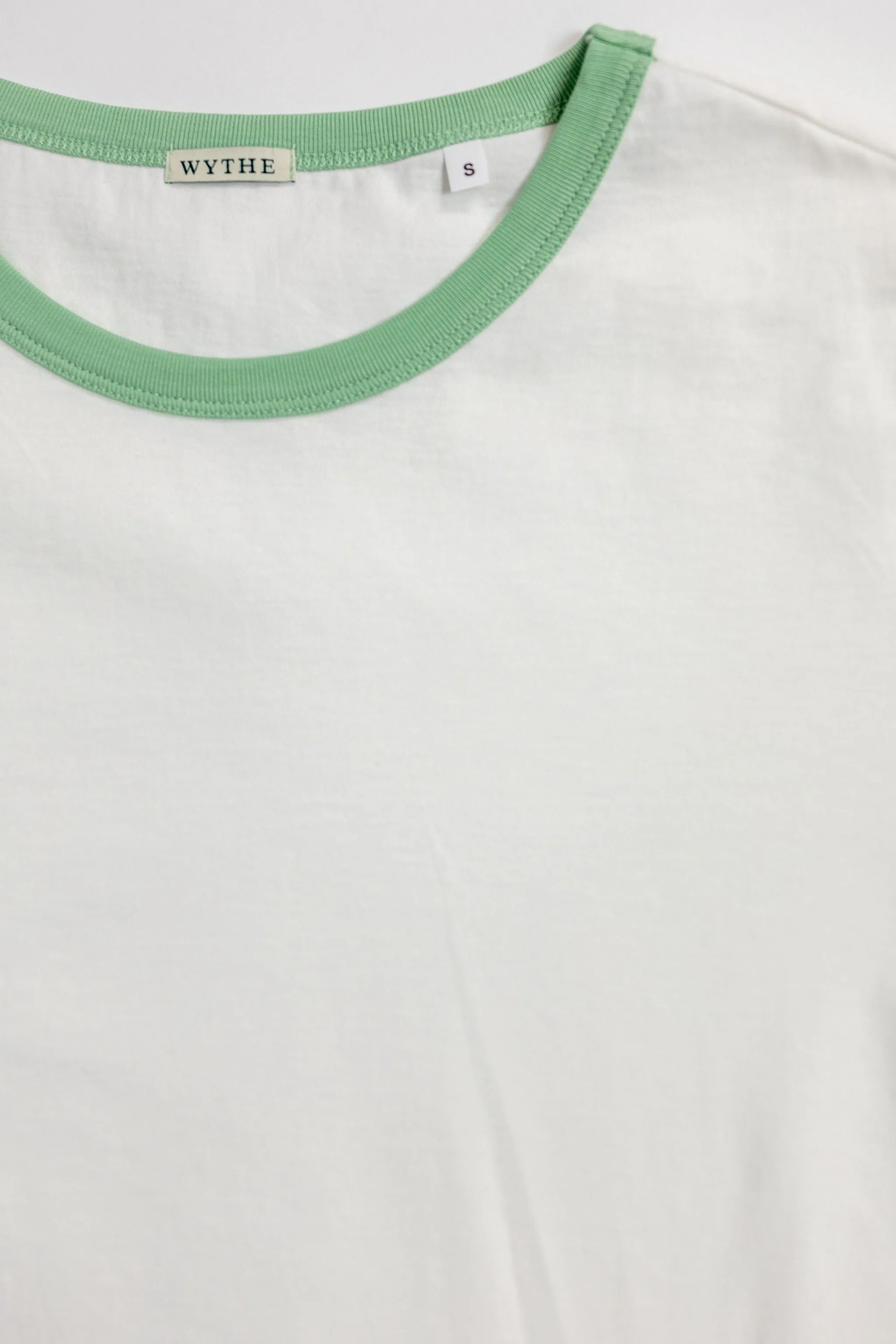 Wythe Tubular Ringer T-Shirt - Celadon