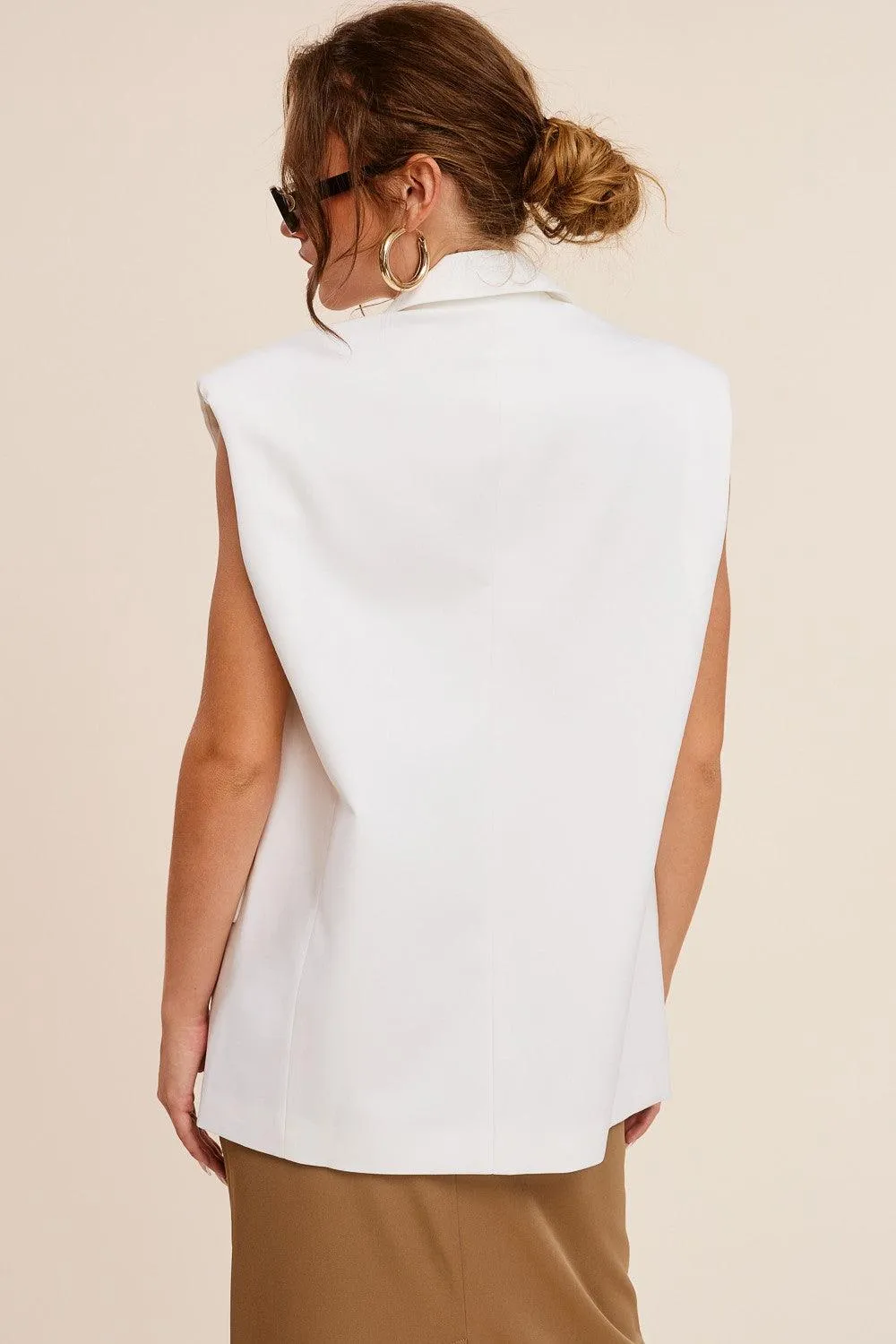 Yay Tay Chic Sleeveless Jacket  Vest