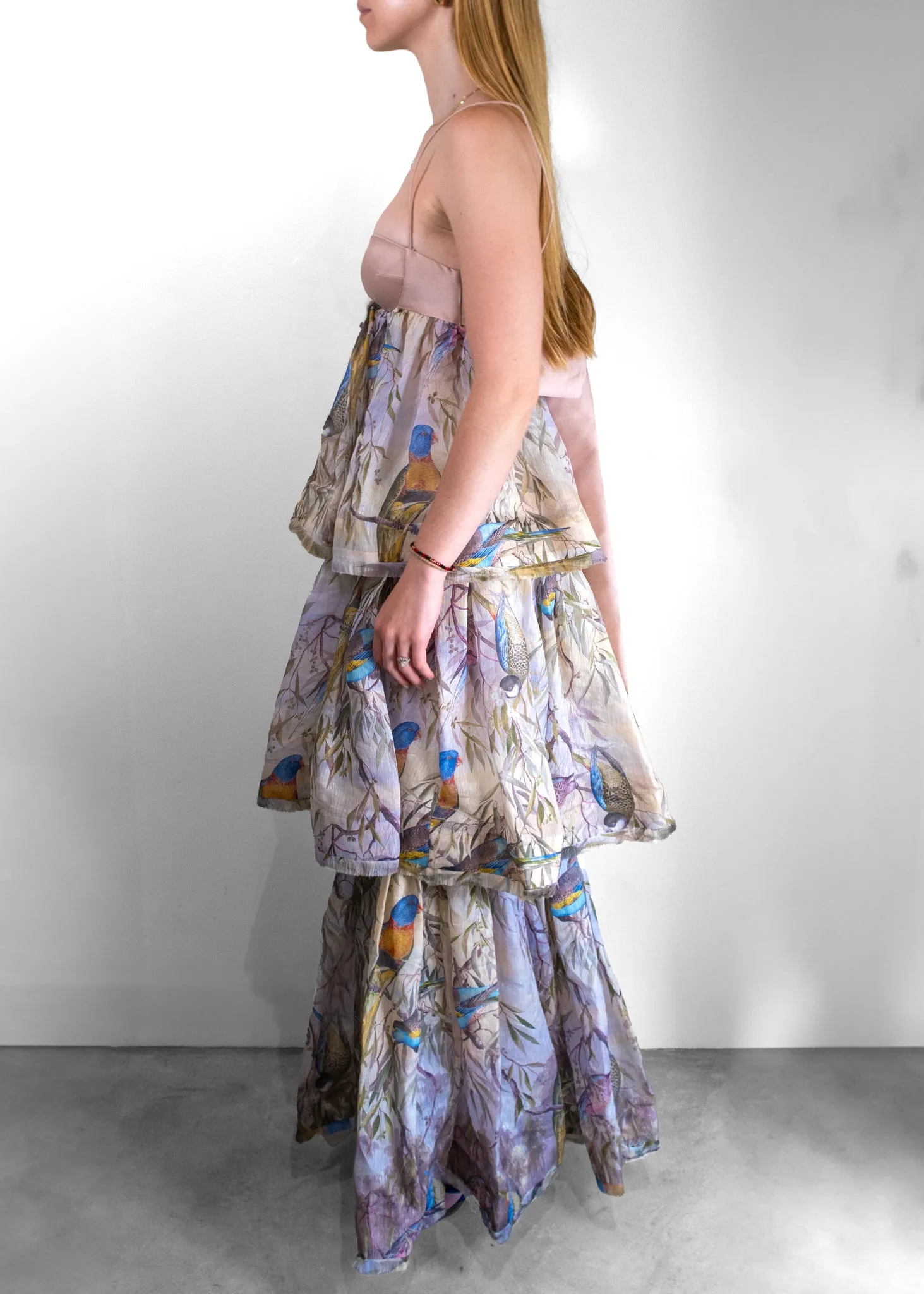 Zimmermann Floral Print Long Dress
