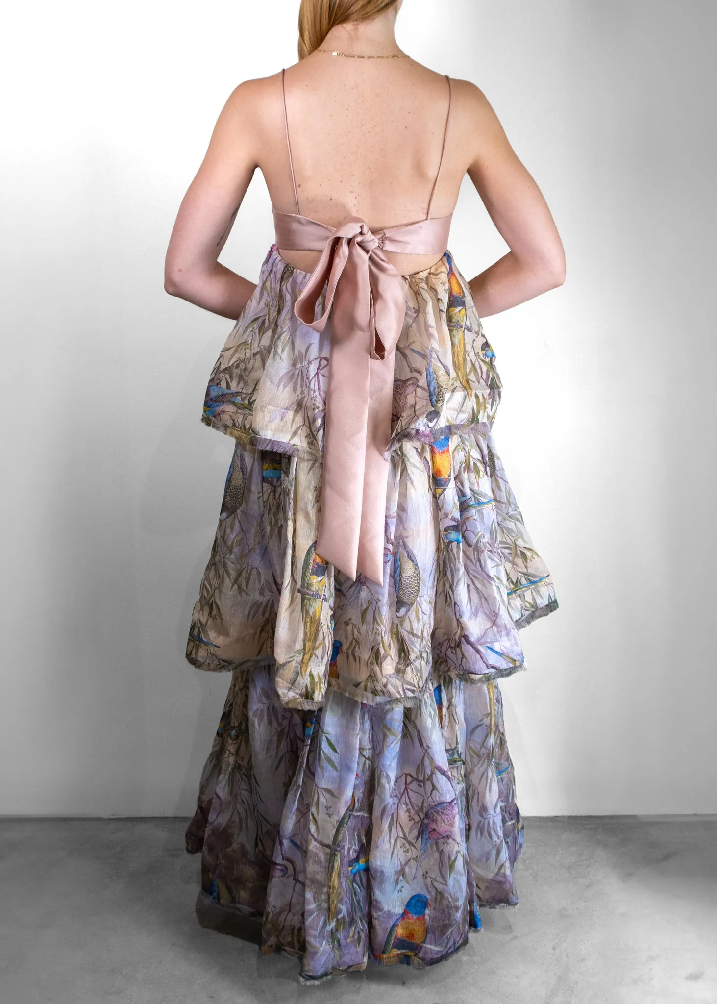 Zimmermann Floral Print Long Dress